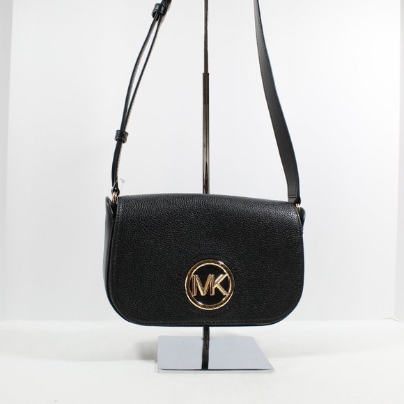 Michael Kors Handbags - Michael Kors Samira Shoulder Bag - Black